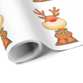 rendieren cadeaupapier (Rol Hoek)