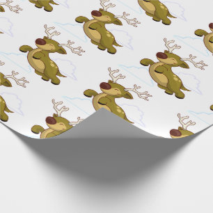 rendieren cadeaupapier