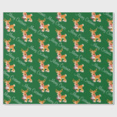 rendieren cadeaupapier (Vlak)