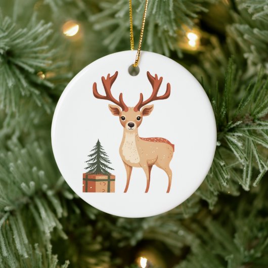 RENDIEREN EN EEN CADEAUBON KERAMISCH ORNAMENT (Boom)