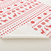 Rendieren en feestelijke kerst sherpa deken (3/4)