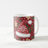 Rendieren en Holly Christmas Design Koffiemok (Voorkant rechts)