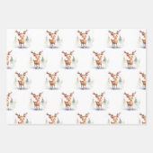 Rendieren en Kerstmis Alligators Inpakpapier Vel (Voorkant 3)