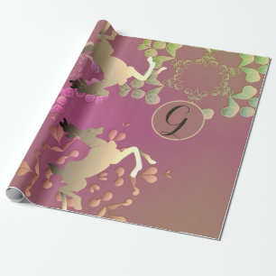 rendieren en neusvlokken cadeaupapier
