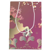 rendieren en neusvlokken medium cadeauzakje (Achterkant)