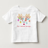 rendieren en sierplanten Toddler T-shirt (Voorkant)