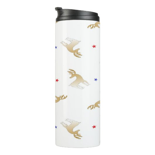 rendieren en sterren thermosbeker (Geroteerd rechts)