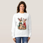 Rendieren Familie Kerst Shirt (Voorkant volledig)