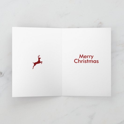 rendieren feestdagen kaart (Binnen)