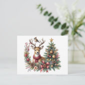 rendieren feestdagenkaart (Staand voorkant)