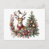 rendieren feestdagenkaart (Voorkant)