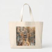 rendieren grote tote bag (Voorkant)
