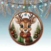 Rendieren, Herten, Antlers, Winter Xmas Scene 🦌🎄 Keramisch Ornament