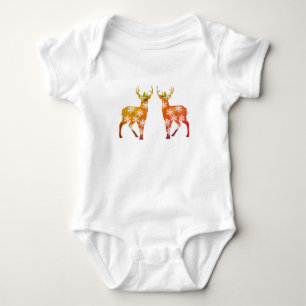 Rendieren, Herten Baby Body Romper