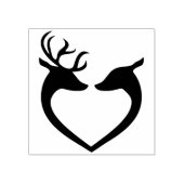 rendieren houden van kunststempel rubberstempel (Afrduk)