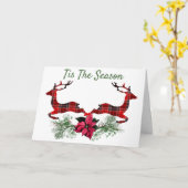 rendieren in de pellen kaart (Gele Bloem)