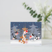 Rendieren in het briefkaart (Staand voorkant)