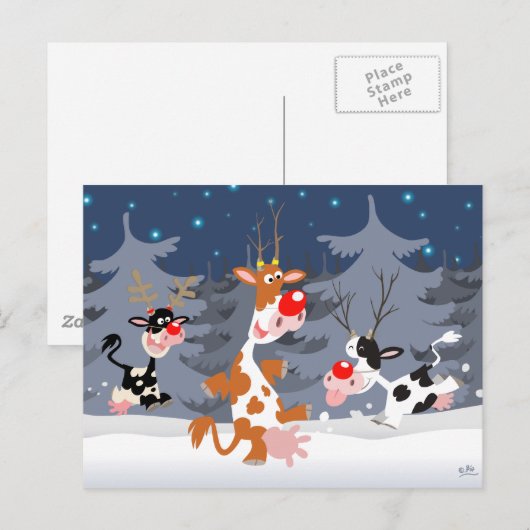 Rendieren in het briefkaart (Voorkant / Achterkant)