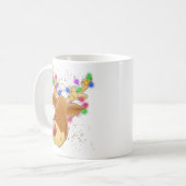 rendieren in het licht koffiemok (Voorkant links)