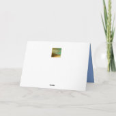 Rendieren in het magische bos kerst Kaart (Achterkant)