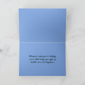 Rendieren in het magische bos kerst Kaart (Binnen)