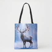 Rendieren in het magische bos tote bag (Voorkant)