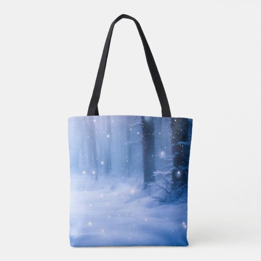 Rendieren in het magische bos tote bag (Achterkant)