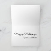  rendieren in het sneeuw Wenskaart Feestdagen Kaart (Binnen)