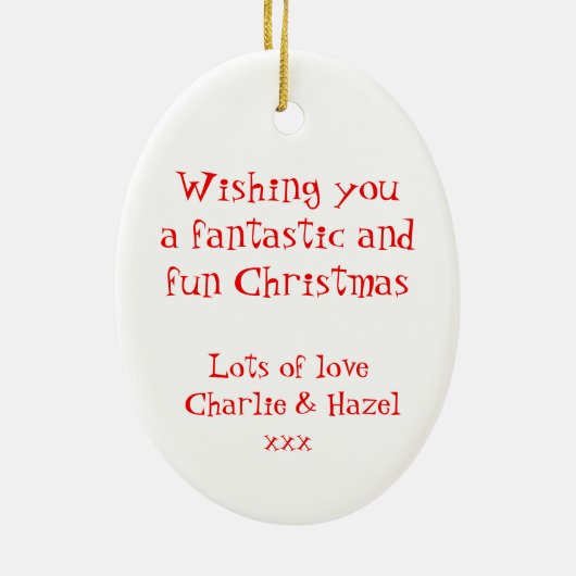 Rendieren in het sneeuwgrijze ornament (Achterkant)