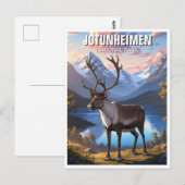 Rendieren in Jotunheimen Nationaal Park Noorwegen Briefkaart (Voorkant / Achterkant)