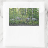 rendieren in Lapland stickers (Tas)