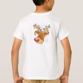 rendieren in licht, aangepast aan T-shirt (Achterkant)