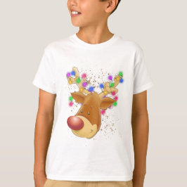 rendieren in licht T-shirt