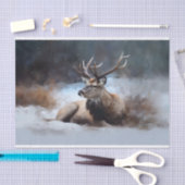 Rendieren in Sneeuw 1 Decoupage Papier (Craft)