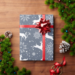 Rendieren In Sneeuw Cadeaupapier