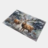 Rendieren in Winter Wonderland Deurmat (Schuin)