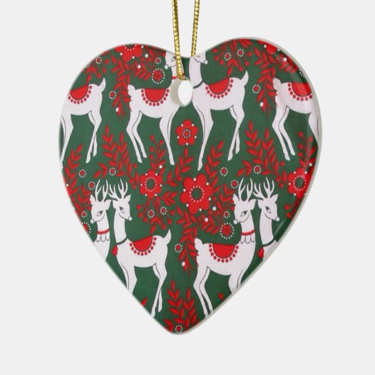 rendieren keramisch ornament (Links)