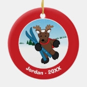 rendieren keramisch ornament (Achterkant)