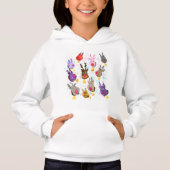 Rendieren Kerst Kinder Hoodie (Voorkant)