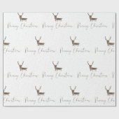 Rendieren - Kerst Schattige Cadeaupapier (Vlak)