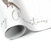 Rendieren - Kerst Schattige Cadeaupapier (Rol Hoek)