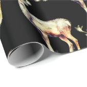 Rendieren - Kerst Schattige Cadeaupapier (Rol Hoek)