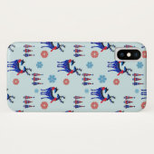 rendieren, kerstbomen en sneeuwvlokken Case-Mate iPhone case (Achterkant (horizontaal))