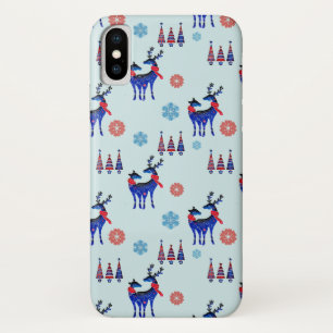 rendieren, kerstbomen en sneeuwvlokken Case-Mate iPhone case