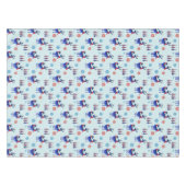 rendieren, kerstbomen en sneeuwvlokken tafelkleed (Voorkant (Horizontaal))