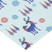 rendieren, kerstbomen en sneeuwvlokken tafelkleed (Gekanteld)