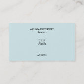 rendieren, kerstbomen en sneeuwvlokken visitekaartje (Achterkant)