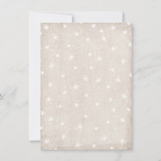 Rendieren kerstfeest voor volwassenen of kinder fe kaart (Achterkant)