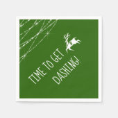 Rendieren krijgen Dashing Black Friday | Kleur kie Servet (Voorkant)