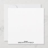 Rendieren Leaping Volle maan Vakantie*personaliser Feestdagenkaart (Achterkant)